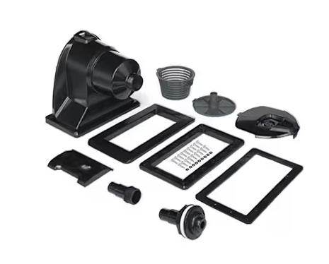 Carvin SkimTech 500 Above Ground Pool Skimmer & Return Assembly, Widemouth, Black (94114002)