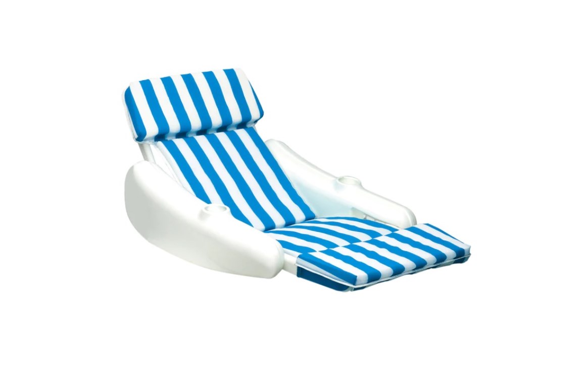 SunChaser Padded Luxury Lounge Floating Lounger, 66" x 32" x 23" (10010)