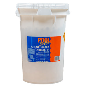 Pool Brite 1" Chlorine Tablets, 50lb. Pail