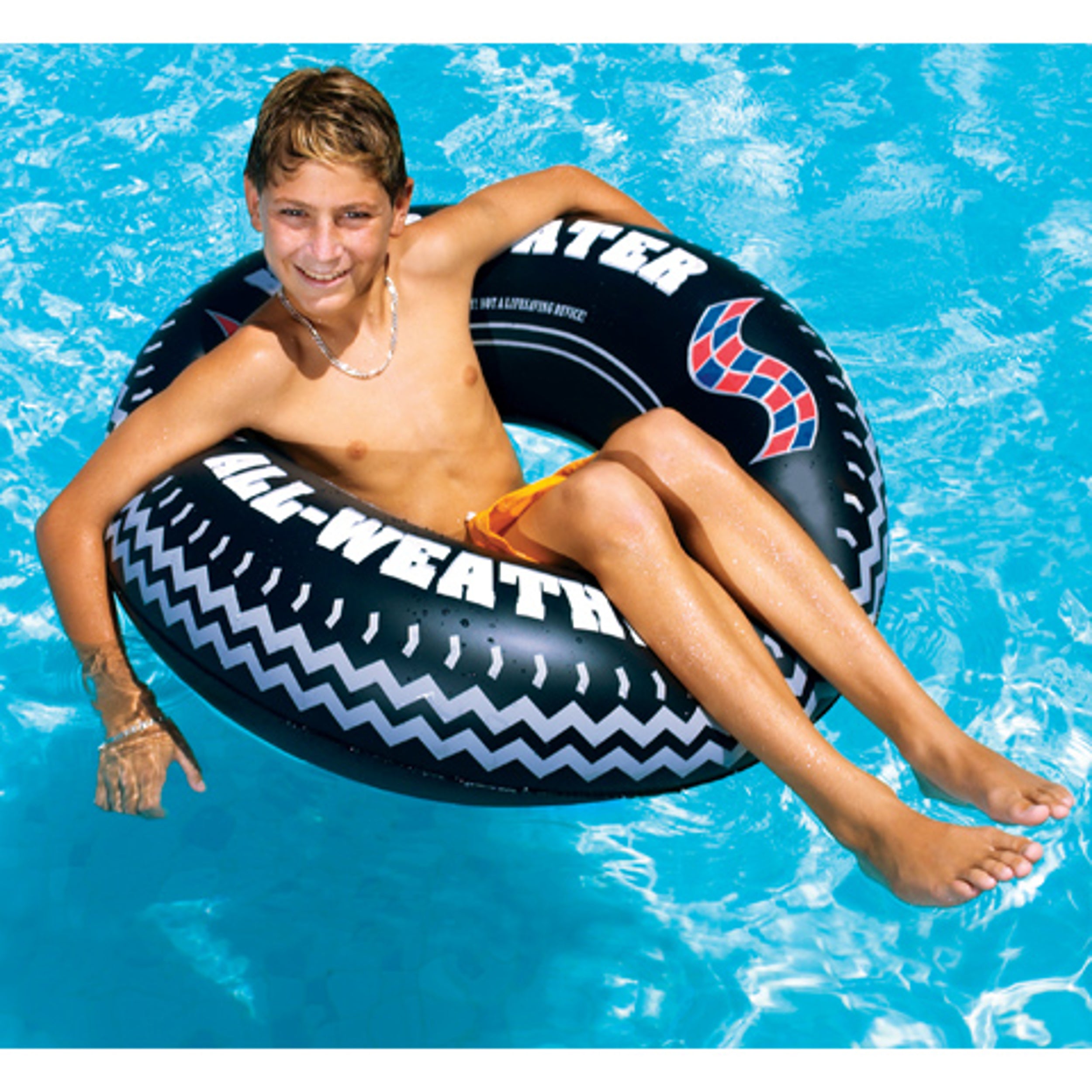Inflatable Monster Tire Ring, 36"