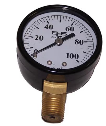 Pressure Gauge for SandPro Filters, 1/8" NPT (4S1056 / IPG302-8L))
