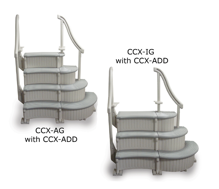 Confer Curve Add-On Piece for Use with Both CCX-AG and CCX-IG Steps (CCX-ADD)