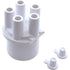 Manifold, 1" Spigot, Transition, 5 Port, 3/8" Smooth Barb (672-4100)