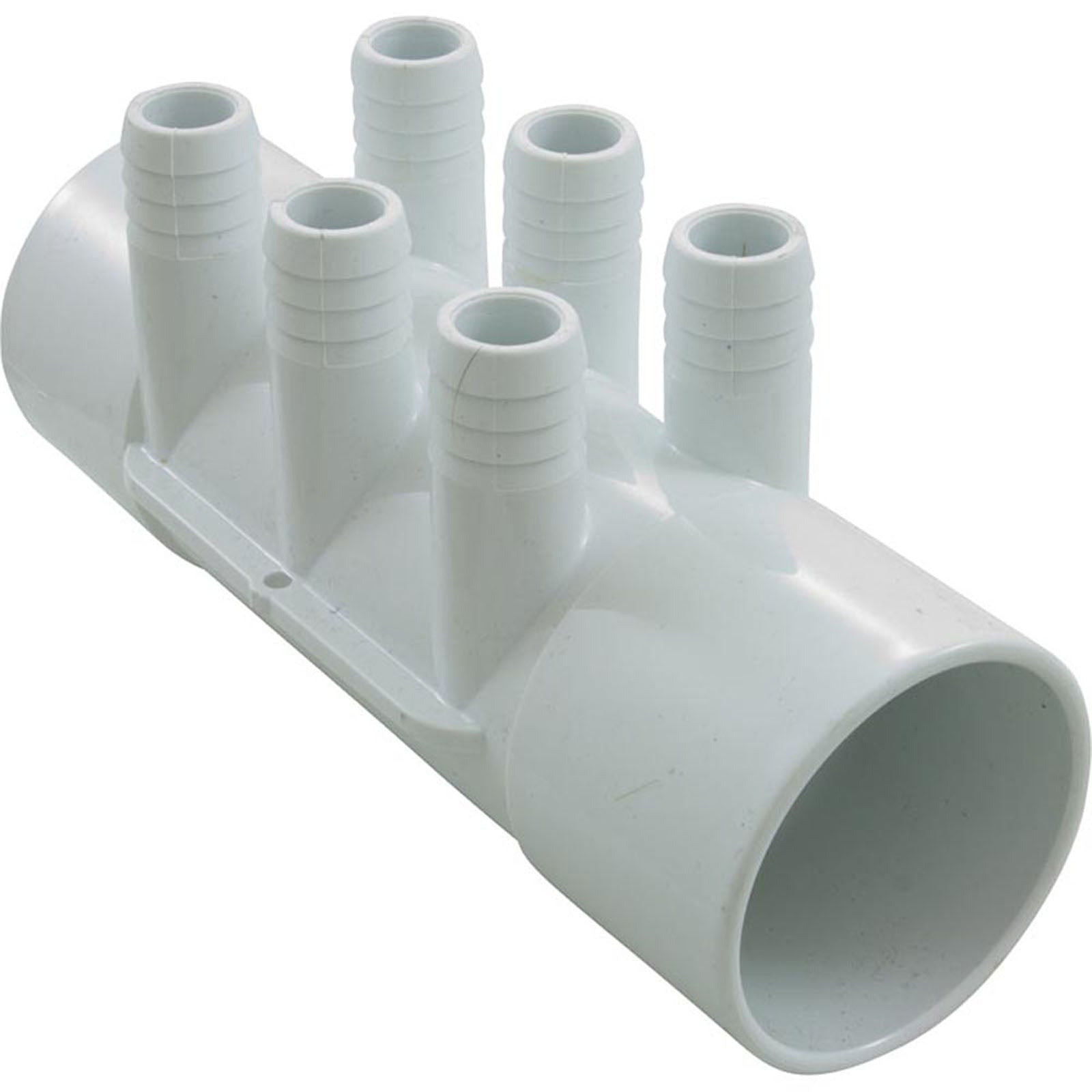 Manifold, 2" Slip x 2" Slip, 6 Port, 3/4" Barb (672-7120)