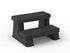 Hot Spring Spa Step, Polymer, Black