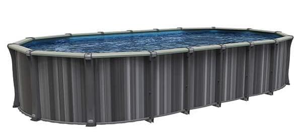 Grand Luxe Above Ground Pool, 18' x 33' Oval, 52" Deep