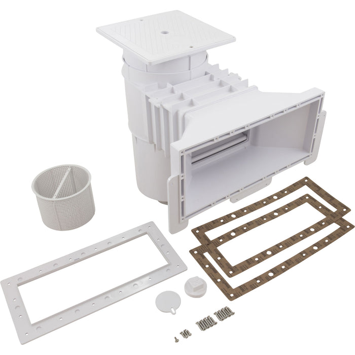 Hayward AutoSkim Inground Pool Skimmer, Vinyl / Fiberglass, 1 1/2" FIP, White (SP10852OM)