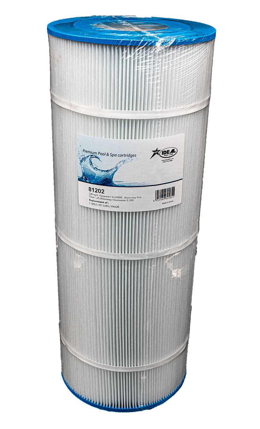 Pool Filter Cartridge, 81202, 120 Sq. Ft. Hayward CX1200RE, Waterway, Replaces C-8412 & PA120