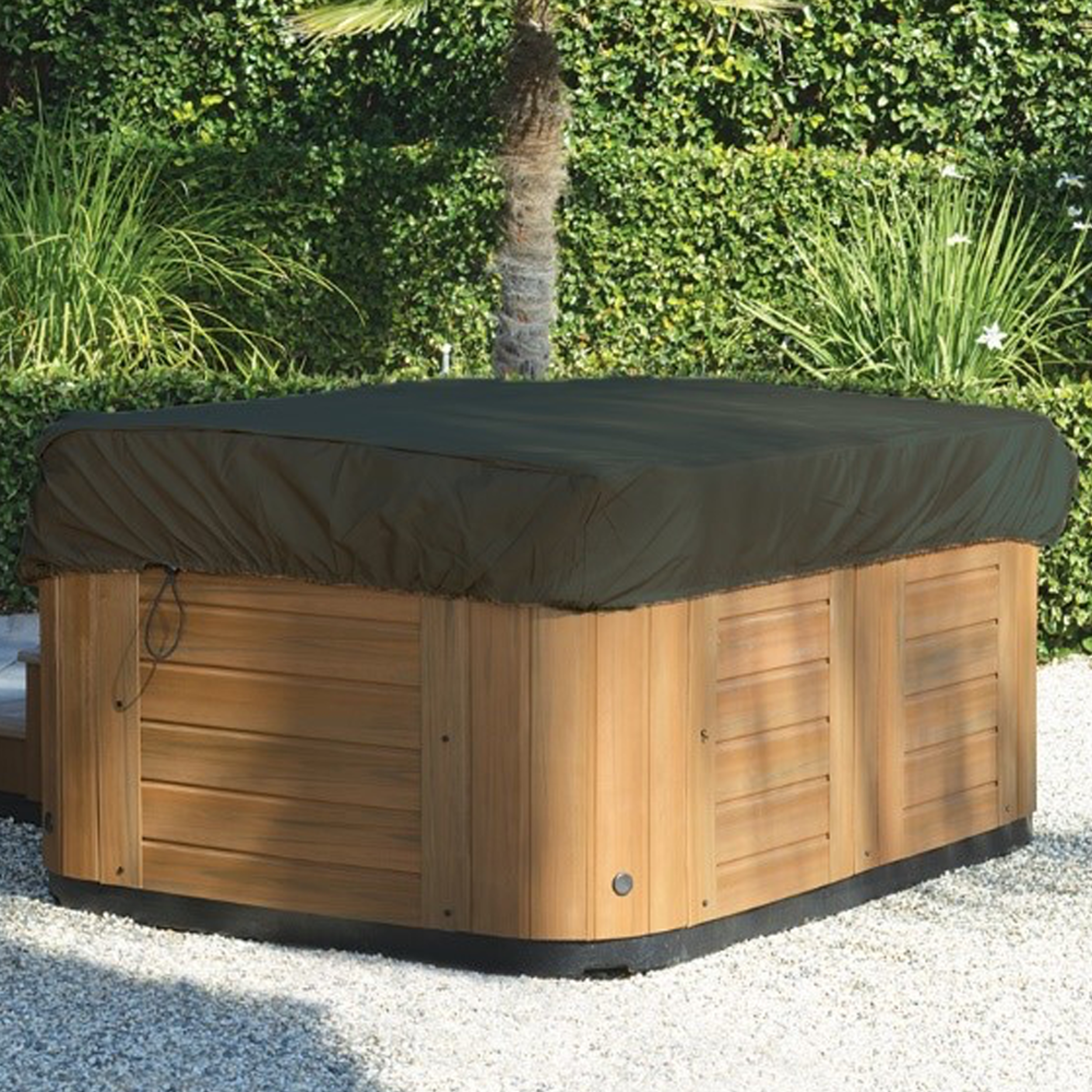 Spa Cover Cap, 96" x 96" x 12", Black