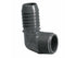 PVC Fitting, Elbow, 1 1/2" Insert x 1 1/2" MPT, 90 Degree (1413-015)