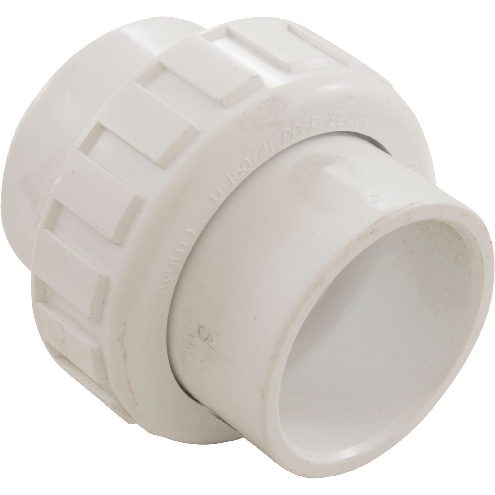 PVC Fitting, Union, 1 1/2" Slip x 1 1/2" Slip, Schedule 40 (150-100)