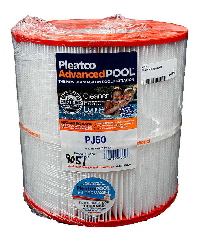 Pool Filter Cartridge, 90501, 50 Sq. Ft. Jacuzzi CFR-50, Replaces C-9650, FC-1460 & PJ50-4