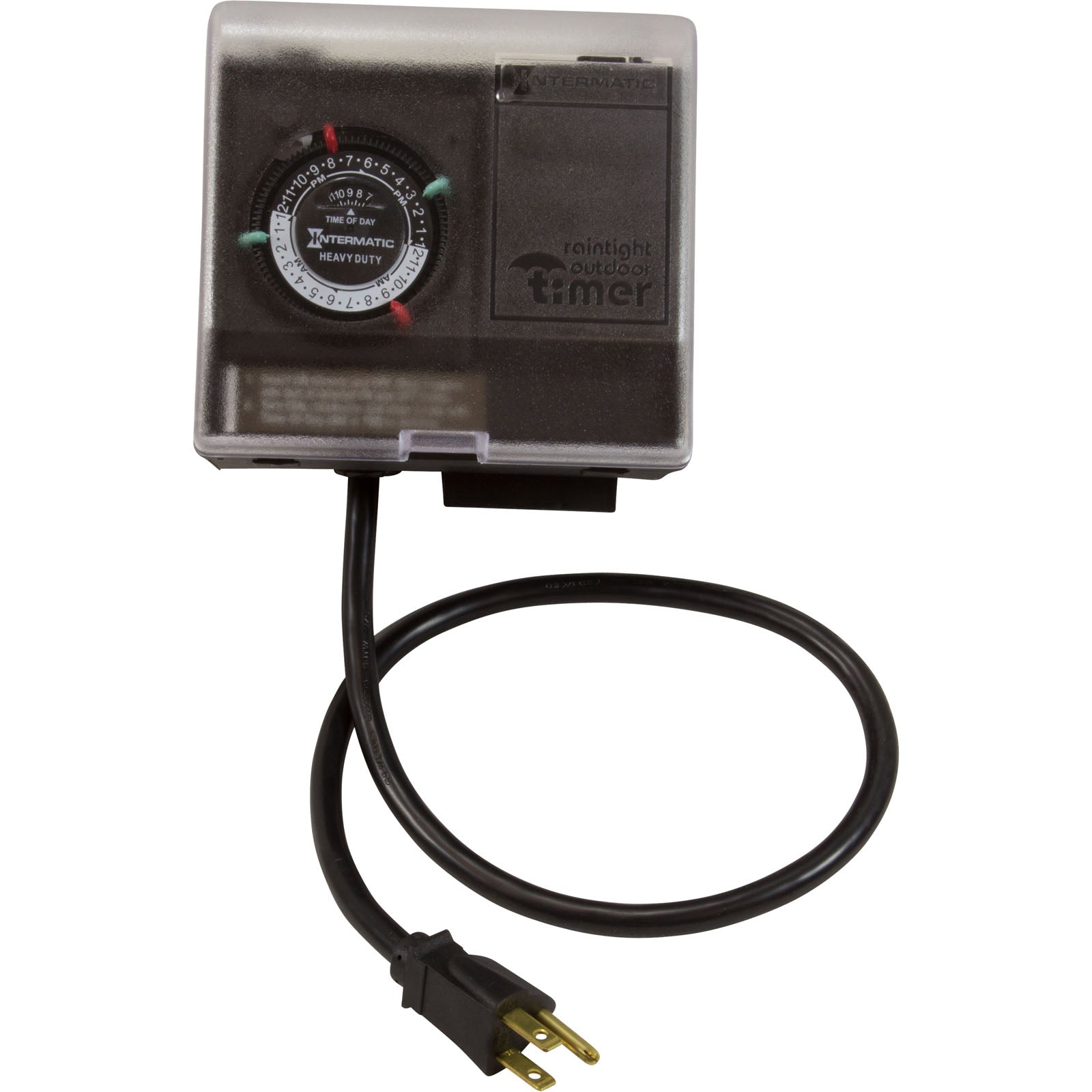 Intermatic Outdoor Mechanical Plug-In Timer w/Built-In Enclosure (P1101)