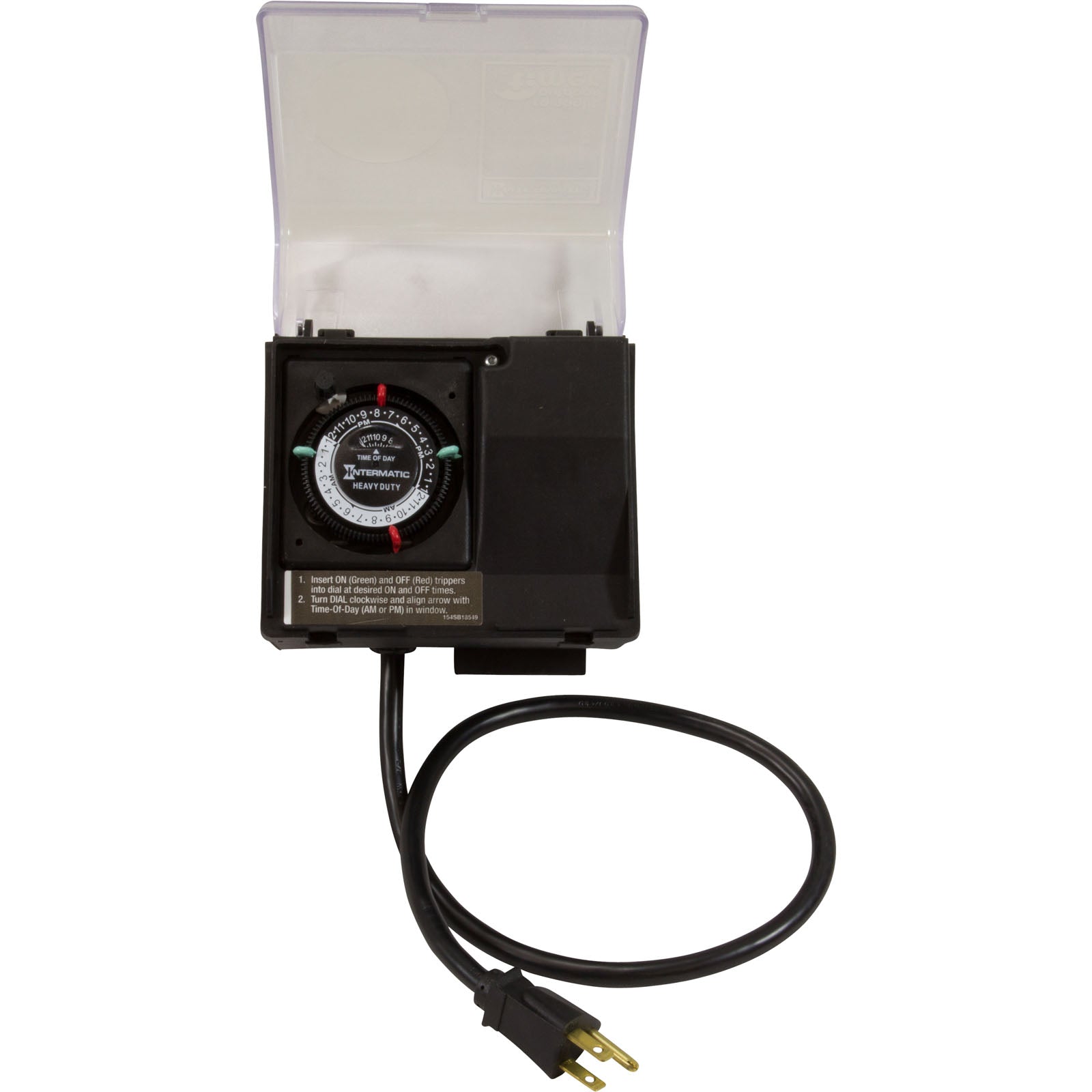 Intermatic Outdoor Mechanical Plug-In Timer w/Built-In Enclosure (P1101)