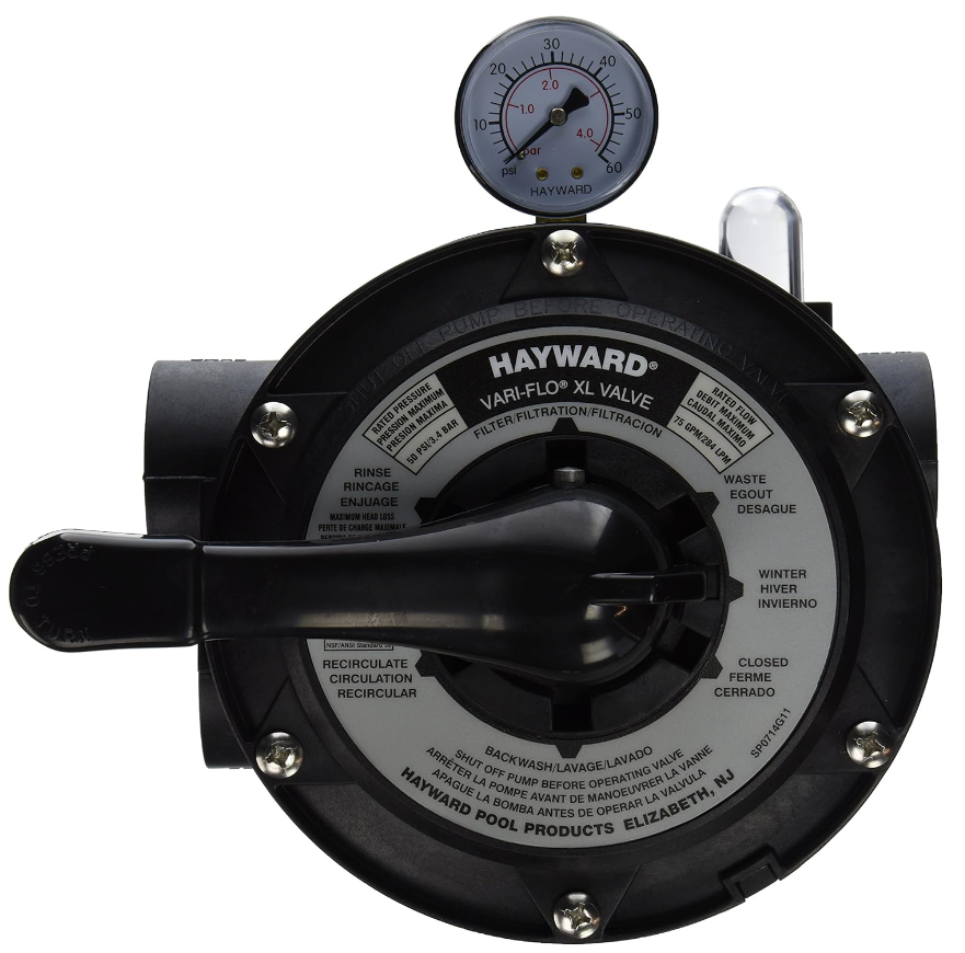 Hayward VariFlo Top-Mount Multiport Valve (SP0714T)