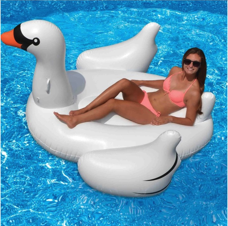The Original Giant Swan Ride-On Float, 66" (90621)