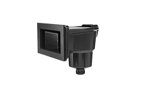 Carvin SkimTech 500 Above Ground Pool Skimmer & Return Assembly, Widemouth, Black (94114002)