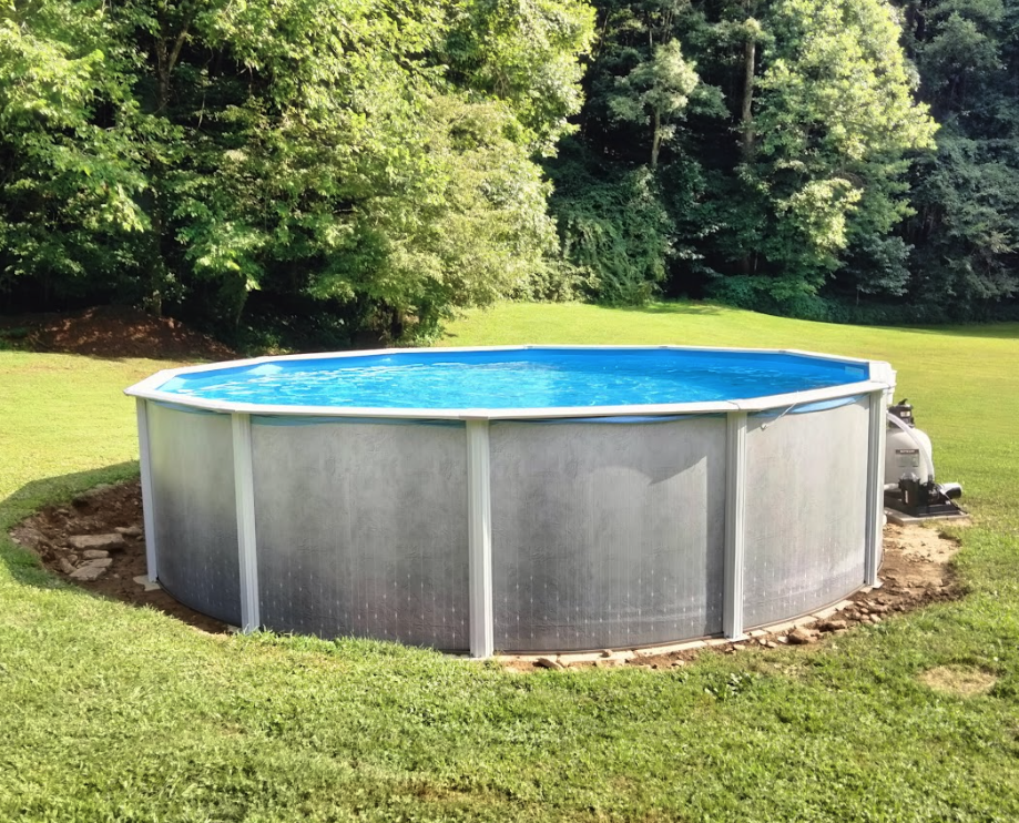 Solstice Above Ground Pool, 18' x 33' Oval, 52" Deep