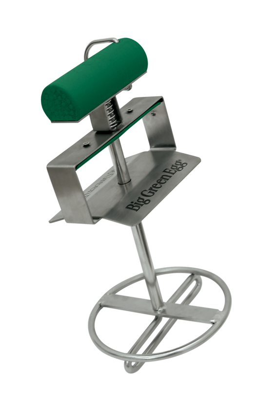 Big Green Egg Grid Lifter-Heavy Duty Steel with Soft Grip Handle (127341)