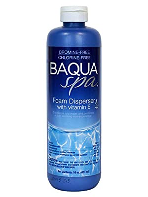 BaquaSpa Foam Disperser with Vitamin E, 16 oz.