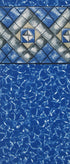 Above Ground Pool Liner, Unibead, Round, 18' x 52", Manor