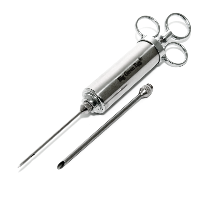 Big Green Egg Professional Grade Flavor Injector, Stainless, Double Hole Design (119537)