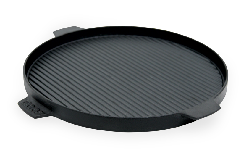 Big Green Egg Cast Iron Dual Side Plancha Griddle, 14