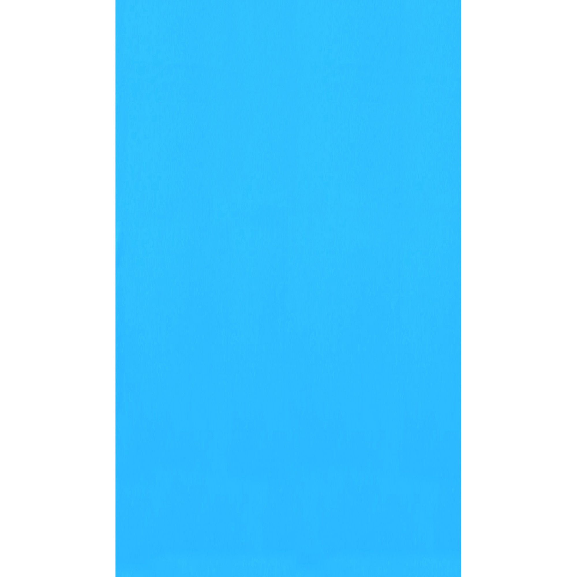 Above Ground Pool Liner, Overlap, Oval, 15' x 30' x 48"/52", Solid Blue