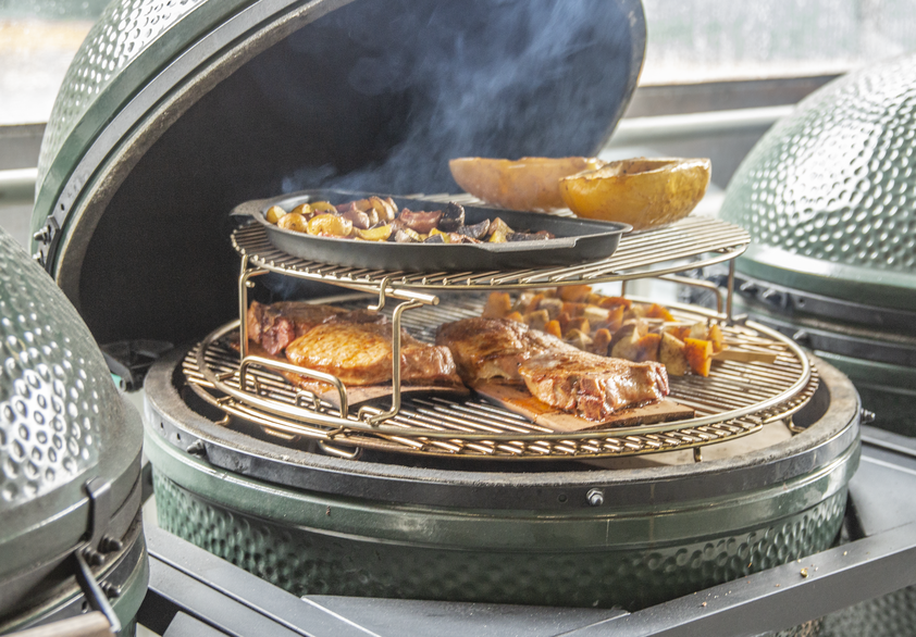 Big Green Egg 2 Piece Multi Level Rack for X Large Egg 121219