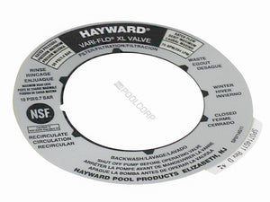 Hayward Replacement Valve Position Label for SP0714T Valve (SPX0714G)