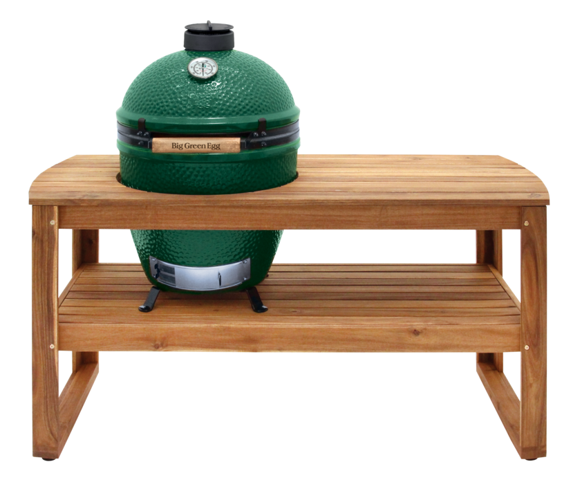 Solid Hardwood Acacia Table for Big Green Egg, Large (118257)