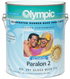 Olympic Paralon 2 Rubber Based Pool Paint, Blue Ice - 1 Gallon