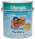 Olympic Paralon 2 Rubber Based Pool Paint, Black - 1 Gallon