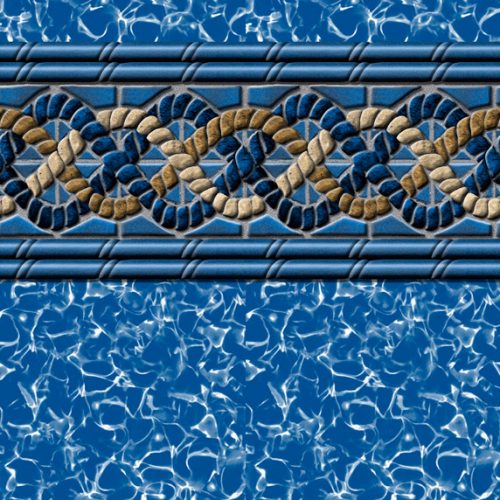 Above Ground Pool Liner, Unibead, Round, 24' x 48", Mystri Gold