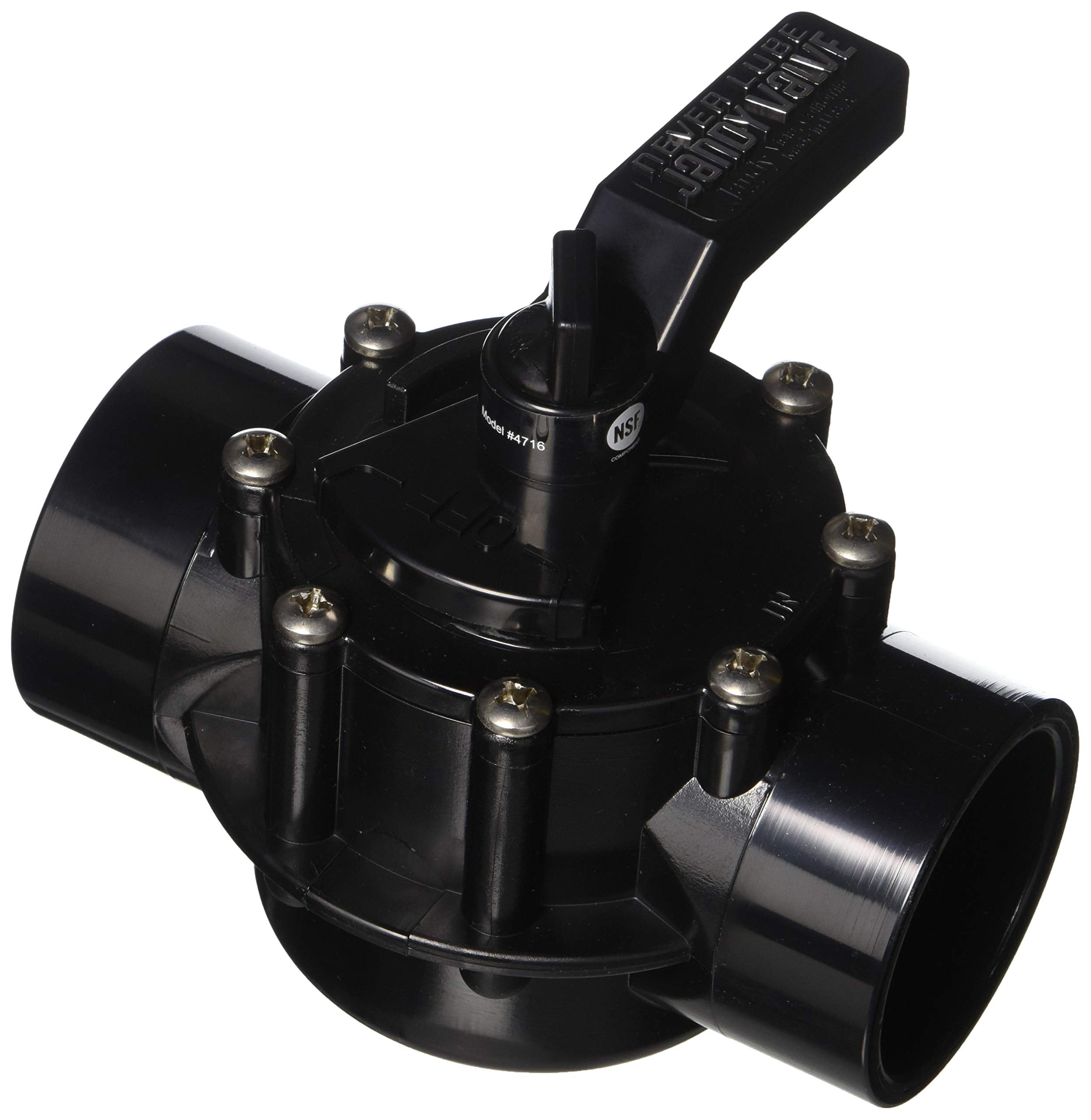 Jandy Pro Series Neverlube Positive Seal 2-Port Diverter Valve, 2" - 2 1/2" (4716)