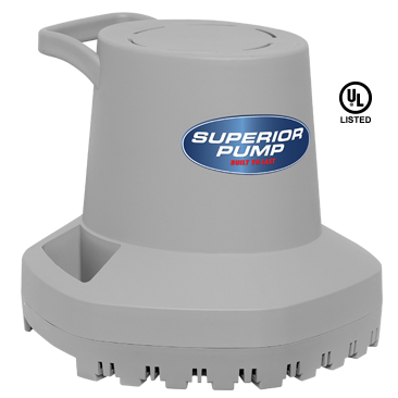 Cover Pump, Superior 2100GPH w/18' Cord