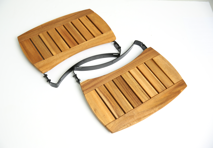 Big Green Egg Solid Acacia EGG Mates, 17.5" x 11" for Large Egg (120687)