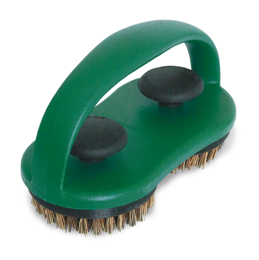 Big Green Egg Dual Brush Palmyra Grid Scrubber (127136)