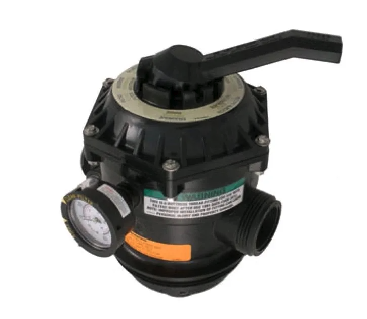 Pentair Tagelus Clamp Style 6-Way Backwash Multiport Valve, 1 1/2", 6" Neck (262506)