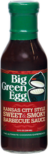 Big Green Egg BBQ Sauce, Kansas City Style - Sweet & Smoky (116529)
