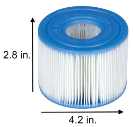 Spa Filter Cartridge, 40064, Intex S1