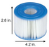 Spa Filter Cartridge, 40064, Intex S1